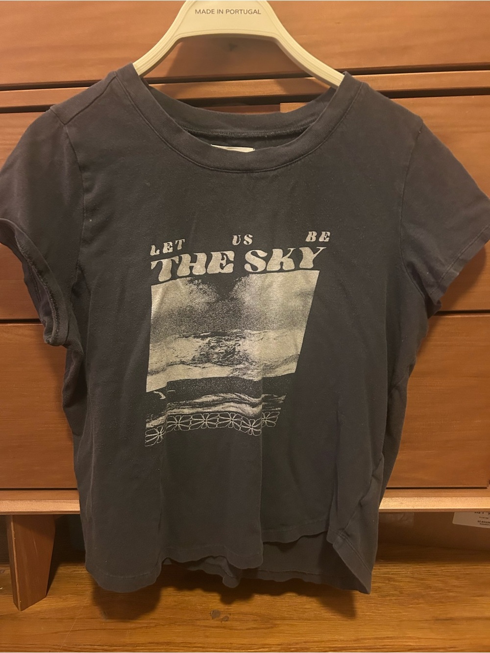 Madewell Black Graphic 'Let Us Be The Sky' Tee